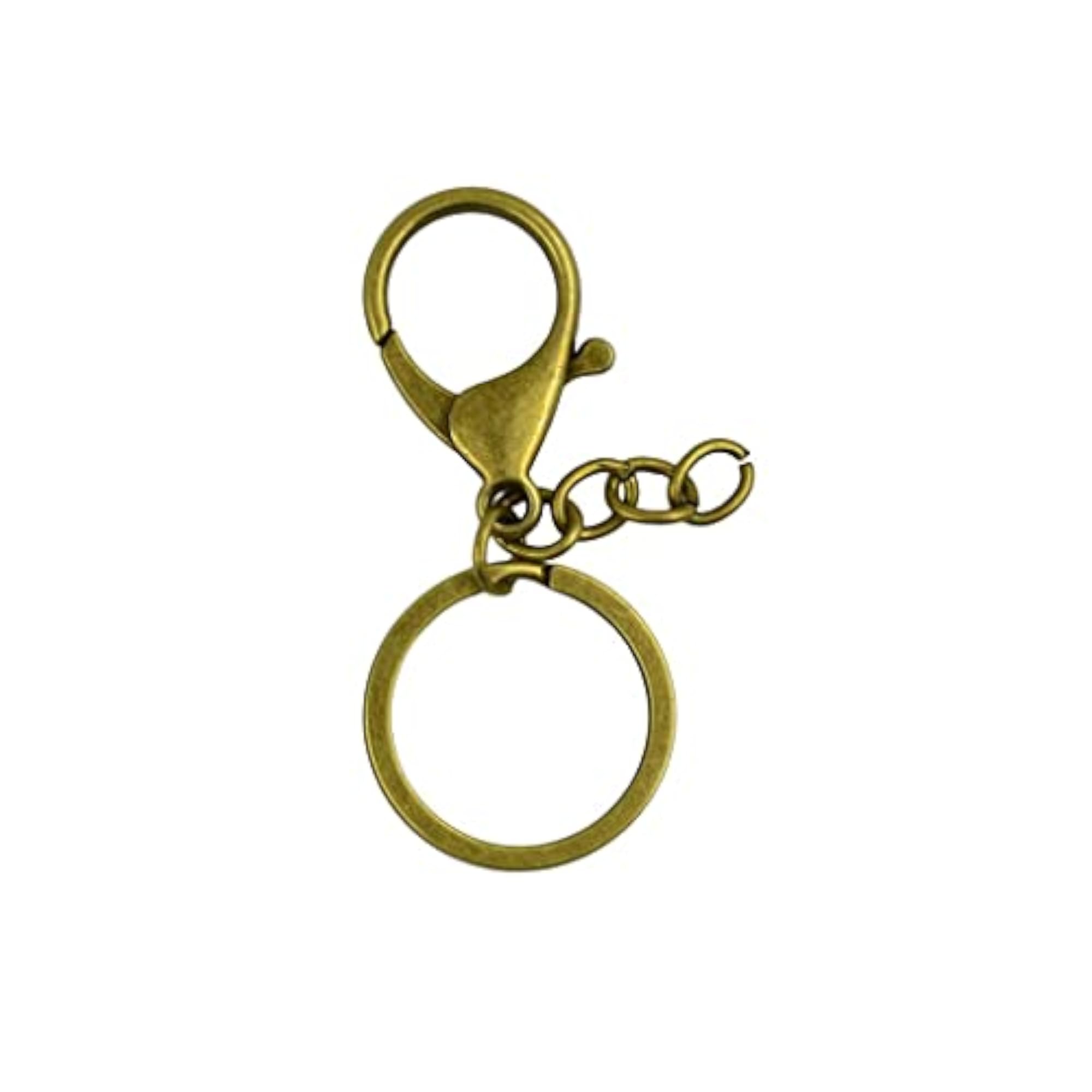 10 Sets Large Lobster Clasp Trigger Clip Key Ring