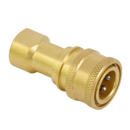 Image of 1 /4 inch NPTF Brass High Pressure Hydraulic Connect Nipple Compatible With Parker 60 Series Nipples BH2-60
