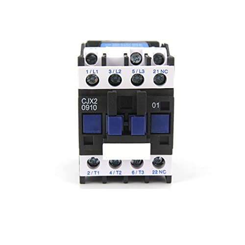 Contacteur CJX2-0910 triphasé 9A avec contact NO pour automatisme 24V-380V