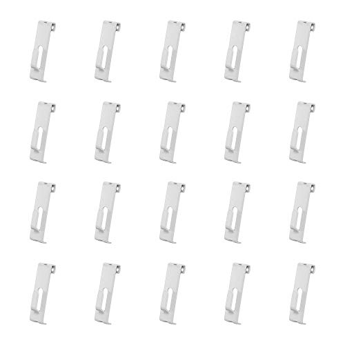 DBM IMPORTS 20 PCS Gridwall Utility Hook Grid Wall Panel Display Picture Notch