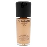Studio Fix Fluid SPF 15 24Hr Matte Foundation Plus Oil Control - NC35 by MAC for Women - 1 oz Foundation - Image 2