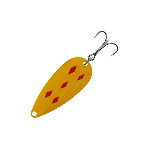 Temorah Arcadia Casting Spoons (Yellow/5 Red Diamonds 3/8 oz. 5PCS)