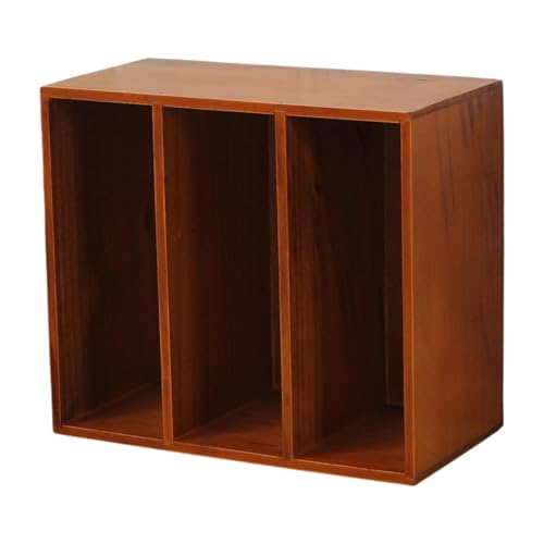 Étagère de rangement en bois robuste avec compartiments pour documents