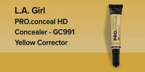 L.A GIRL Pro High Definition Natural Concealer (Cream, GC 991 Yellow Corrector) - Image 3