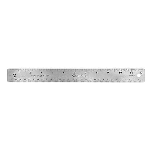 Westcott 10415 - Regla metálica