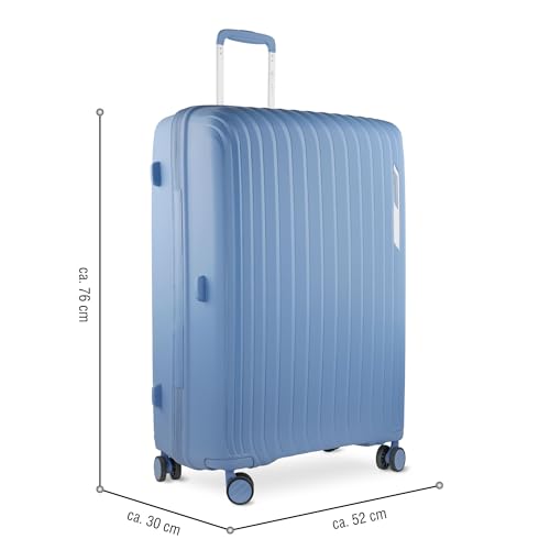 bugatti Hera koffer L met 4 wielen, lichtgewicht reiskoffer in denim - Image 3