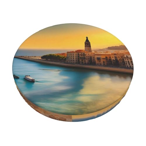 GaxfjRu Sunset in Barcelona: Juego de fundas