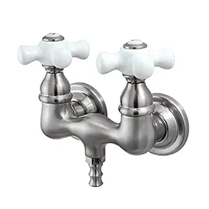 Kingston Brass CC39T8 Vintage Leg Tub Filler, Satin Nickel