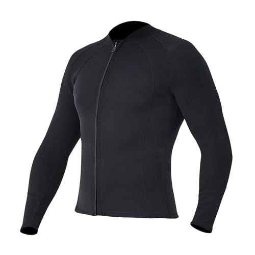 Chaqueta de neopreno 2mm para buceo con mangas largas flexible para snorkel, surf y natación, deportes acuáticos para hombres y mujeres miniatura 6