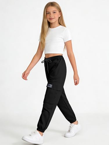Image of SANGTREE Girls & Womens Printing Cargo Jogger Pants,6 Years - Women 2XL