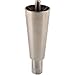 CHG Nickel Econoline Die Cast Adjustable Equipment Leg with S/S Hex Toe and 1/2-13 Protruding Stud