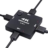 lg oled 3d 4k 55 Transmisión rápida y estable: chip IC avanzado adoptado, el interruptor HDMI 3 en 1 proporciona una transmisión de datos de alto ancho de banda de 18 Gbps, garantiza un cambio suave, sin retraso, sin pérdida de calidad de imagen y sonido. Conectores chapados en oro de 24 quilates resistentes a la corrosión para reducir el desgaste y aumentar el rendimiento de transmisión. Ofrecemos 12 meses de garantía sin preocupaciones y un servicio al cliente amigable 24/7 de por vida.
