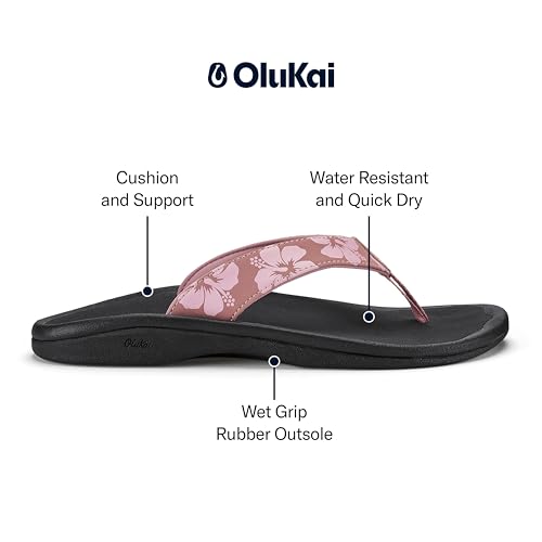 Image of OluKai Ohana Women's Sandals, Water Resistant Flip Flops with Arch Support