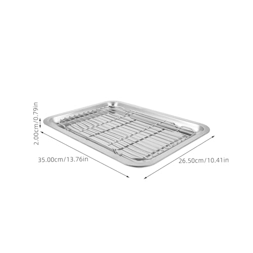 Fritures moins grasses grâce au set de plaque inox et grille de cuisson - 3