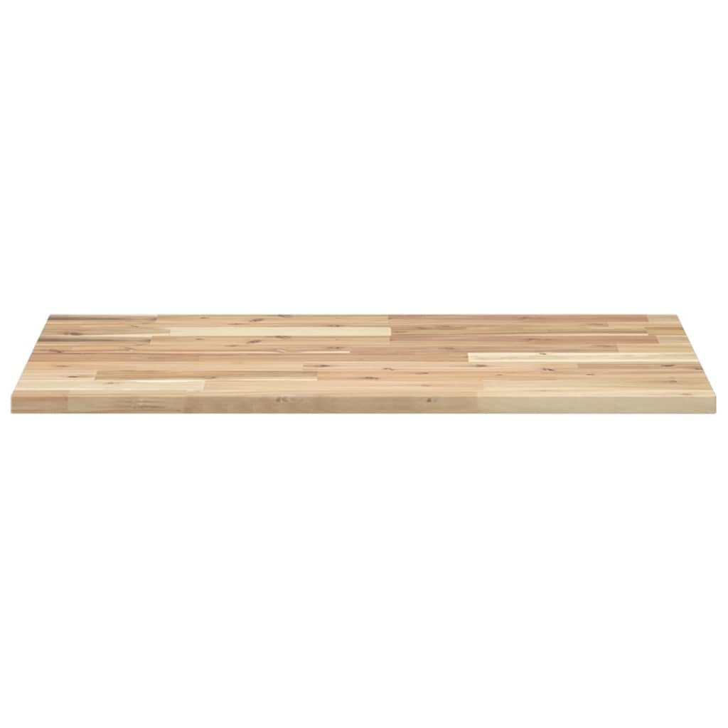 Piano in legno di acacia per bagno, rustico, versatile, non trattato, facile da pulire, perfetto per l'arredamento della casa e il rinnovamento del bagno