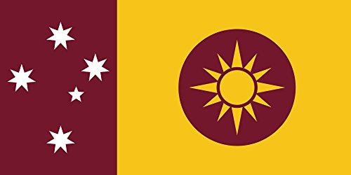 Drapeau Queensland grand format Steven Squires pour demande en mariage - 2