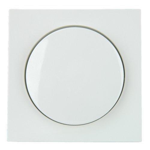 Preisvergleich Produktbild UNITEC 45857 Dimmerabdeckung, Valencia, Serie 801, alpinwei
