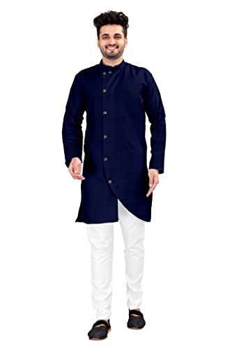 Image of Kurta pyjama for Mens In cross patten and classis colours