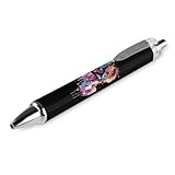Colorful Pit-Bull Terrier Dog Custom Ballpoint Pen Ball Point Pen for Men Women Retractable Pens 0.5mm Blue Funny Printed