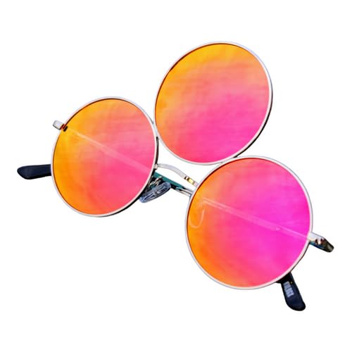 NULOGX Third Eye Sunglasses Polarized UV400 Protection Unisex Prince Style Illuminati for Raves, Festivals, Concerts, Cosplay