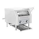 Royal Catering - RCKT-1940 - Tostapane a flusso continuo - Acciaio inossidabile