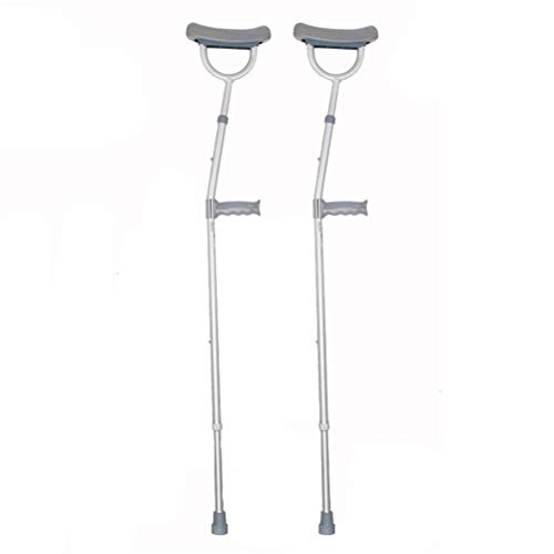 Buy AILSAYA Adjustable Folding Metal Walking Cane Elbow Crutches