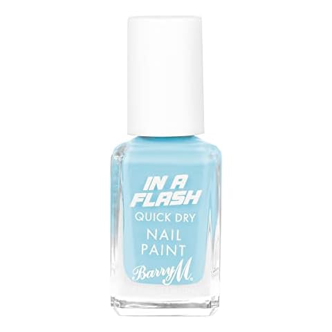 Barry M Quick Dry Nail Paint Speedy Sky Blue Cover