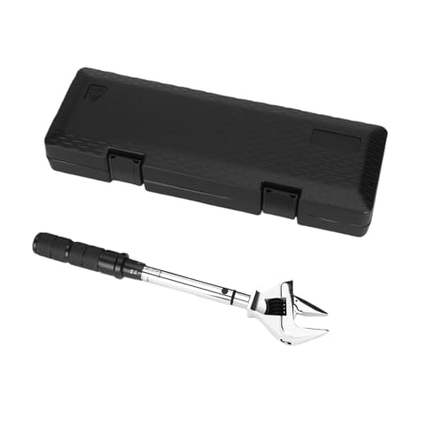 LKDA調節可能なトルクレンチ 高耐久レンチ クイックリリース 多機能トルクレンチ、モンキーレンチ、浴室レンチ、ラチェットレンチ、電気技師、家庭整備士、大工、頑丈なモンキーレンチに適しています クレンチ スパナ HVAC 自動車修理 自転車メンテナンス用