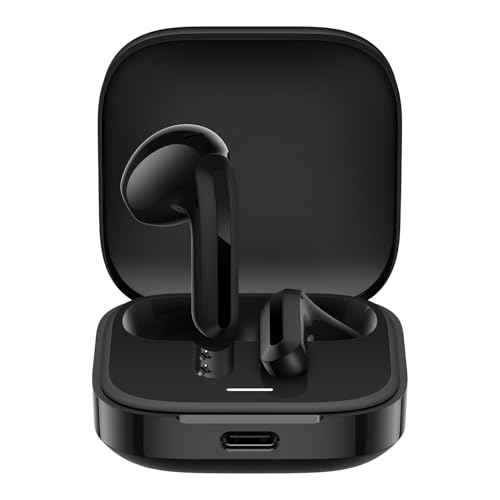 XIAOMI Redmi Buds 6 Active - Auriculares inalámbricos, cancelación de Ruido, Ligeros, hasta 36 Horas de autonomía, Bluetooth 5.4, Negro (Versión ES)