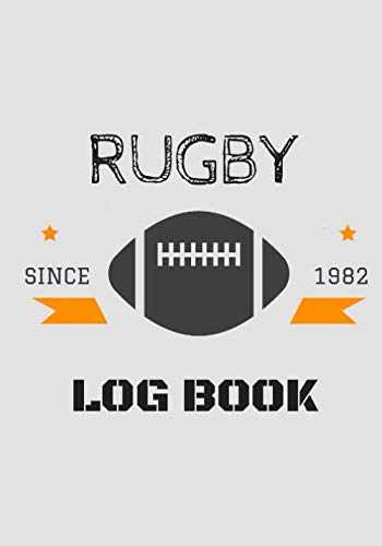 Rugby Log book Practice Book & Journal to Keep track of your training and improve your player skills 17 cm x 25 cm, 100 pages Gift for Rugbymen &