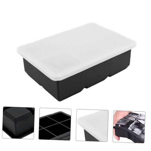 Bandeja de Cubos de Hielo de Silicona con Tapa miniatura 6