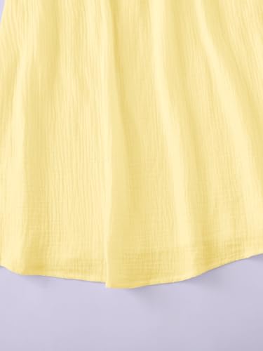 Image of SOLY HUX Women's Summer Cami Sun Dress A Line Tie Shoulder Y2k Cute Casual Short Mini Beach Babydoll Dresses