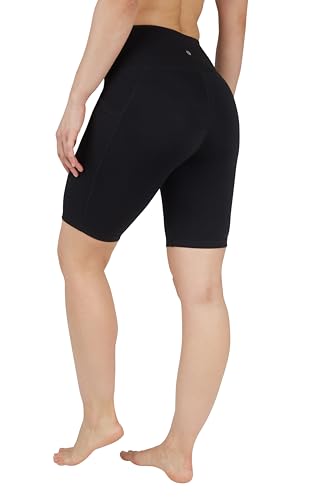 90 Degree By Reflex Womens High Waisted Biker Shorts with Side Pockets Workout Shorts 5”, 7”, 9”4