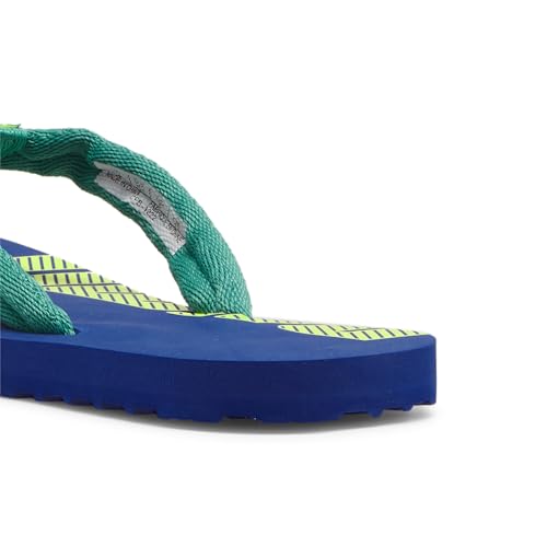 PUMA Unisex Kinder Epic Flip V2 Jr Flip-Flops, Sparkling Green Cobalt Glaze Lime Sheen, 35.5 EU