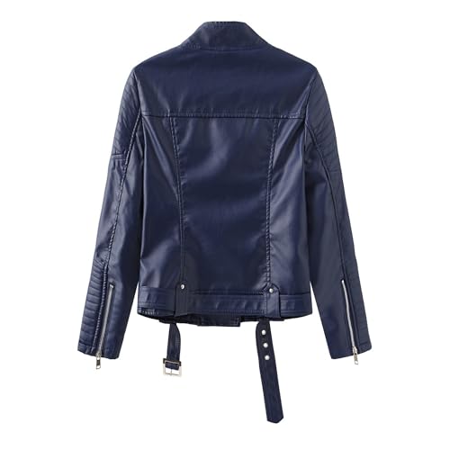Veste en similicuir noir DGKaxiyaHM pour vos sorties citadines en automne - 2