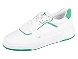 tamaris sneaker gelb günstig Modische Sneaker Tamaris Damen 1-1-23720-30 Sneaker Low, White/Green, 40 EU