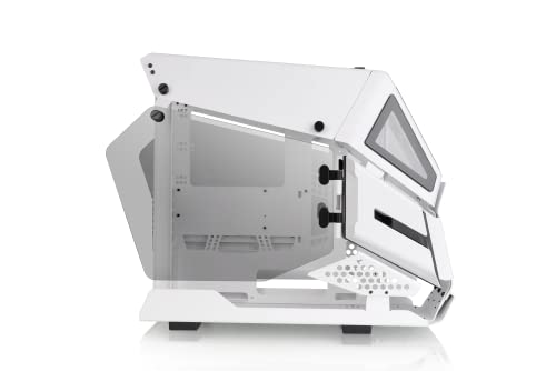 Thermaltake AH T200 Snow caja PC robusta de acero con paneles de vidrio templado 3