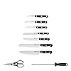 ZWILLING Gourmet 10-Piece Razor-Sharp German Knife Block Set, Made in Company-Owned German Factory with Special Formula Steel perfected for almost 300 Years, Dishwasher Safe, Acacia Block