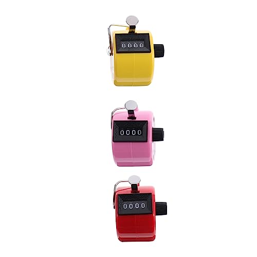 CORHAD 3Pcs Manual Digital Counter Easy to Use Electronic Tally Counters for Accurate Counting Compact and Durable Design for Sports Events and Everyday Use Random