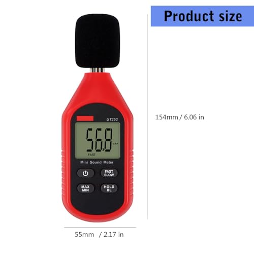 Moniteur de niveau sonore portable LCD avec évaluation précise du bruit - 4