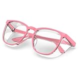 MEIGIX Safety Glasses Anti Fog Anti Scratch Stylish Safety Glasses With Side Shields, Cute Safety Go