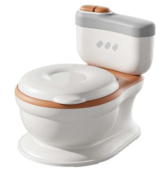 Baby Toilet Training Potty Toilet First WC Baby Potty Travel Potty Carry Potty Soft Cushion Music Flush Sound Portable New