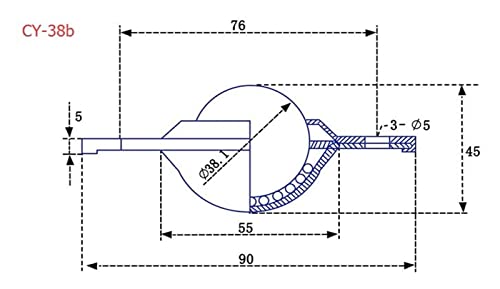Roulement à billes robuste de transfert pour une glisse fluide à 360°