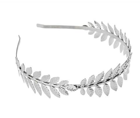 Diadema de novia con hojas SZETOSY - GOODCHANCEUK diosa romana diadema accesorios de boda para bodas, fiestas, bailes, desfile de moda Cover