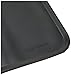 Amazon Basics Waterproof Non-Slip Silicone Pet Feeding Mat with Raised Edges, Prevents Spills, Easy to Clean, Protects Floors for Cat & Dog Food and Water Bowls, 24 x 16 Inches, Black
