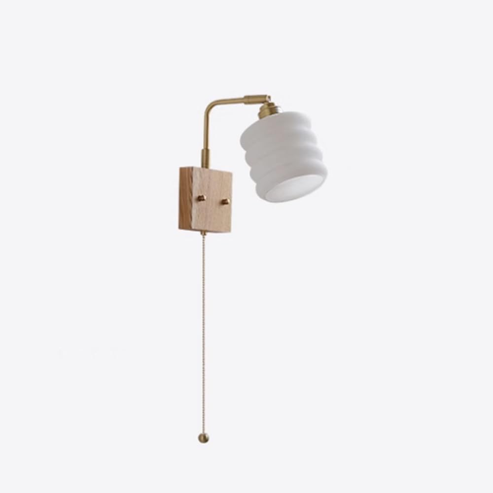 Productores de Pared de Vidrio de Personalidad, Luces de Montura de latón Interior, Accesorio de iluminación de la Cama del Dormitorio japonés, balcón de baño nórdico lámparas Ajustables
