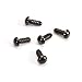 Darice SBE30 Solid Black Eyes With Washers, Black