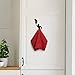 Artori Design Black Towel Hook - Hand Towel Holder for Bathroom & Kitchen - Heavy Duty Shower Hook - Flamenco Dancer Design