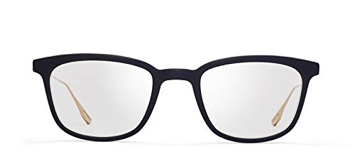 Image of Dita FLOREN DTX114-52-01 Matte Black - Crystal Clear - White Gold Eyeglass Frame 52mm