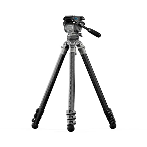 【CIOTOLA STANDARD DA 75 MM】Questo treppiede è dotato di una ciotola di dimensioni standard da 75 mm, compatibile con altri treppiedi da 75 mm, teste, slider, ecc. Il treppiede adotta un sistema di bloccaggio a fibbia a 3 stadi, più rapido e resistente dei tradizionali sistemi di bloccaggio ad anello